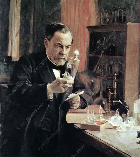 Louis Pasteur, French microbiologist - Stock Image - C008/8603 - Science Photo Library