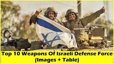 Top 10 Weapons Of Israeli Defense Force » Auto Journalism