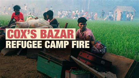 Fire in Rohingya refugee camp in Bangladesh leaves thousands homeless ...