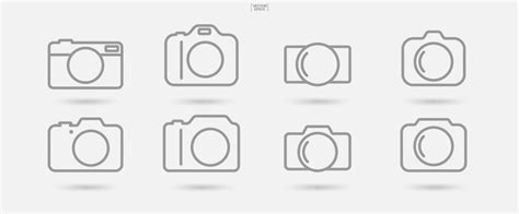 Camera Outline Vector Art, Icons, and Graphics for Free Download