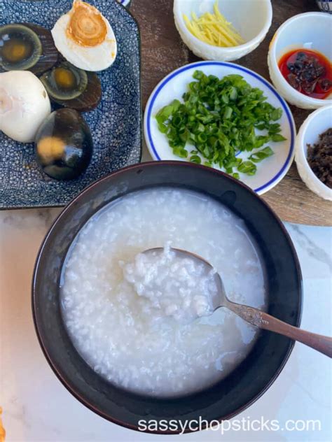 Congee Recipe - Sassy Chopsticks