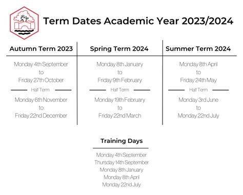 Term Dates - Plantsbrook School