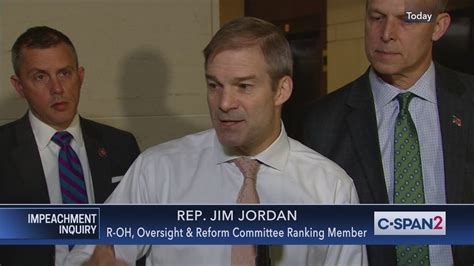 Representative Jim Jordan on Impeachment Inquiry and Vindman Testimony ...