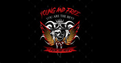 Young and Free - Young And Free - Sticker | TeePublic