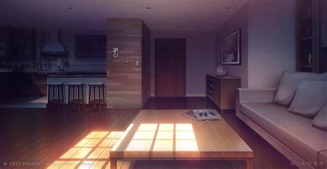 Living room_Dusk - Visual Novel Background by giaonp on DeviantArt ...