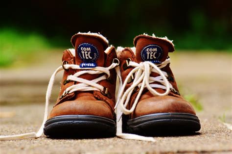Free Images : cute, orange, brown, close up, footwear, macro photography, baby shoes, children's ...