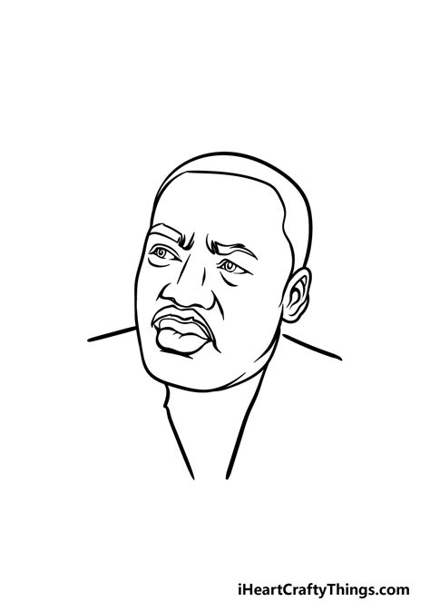 How To Draw Martin Luther King Jr