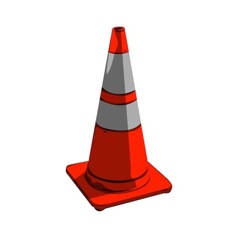 Premium Vector | Traffic cone vector design