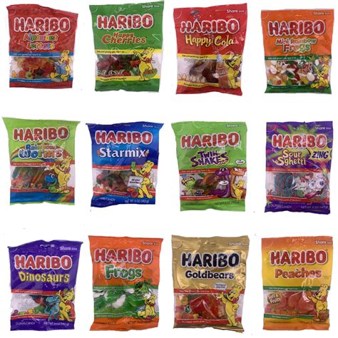 Buy Haribo Gummy Bears Bulk Gummy Candy Variety Pack- 12 Bags of Haribo Gummy Candy Mix by ...