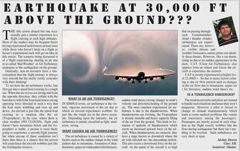 Akshay's Gyaan: Article: Earthquake at 30,000ft above the ground???