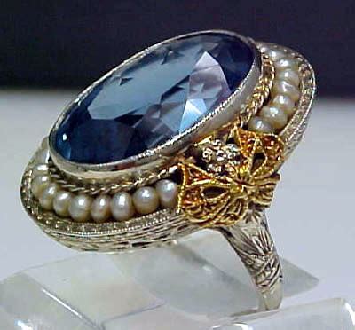 Stunning Edwardian 14K White Gold Filigree Ring | perfectjewels | Flickr