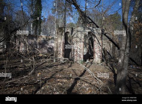 March 4, 2017 - Summerville, GA - Crumbled remains of 'Corpsewood Manor ...