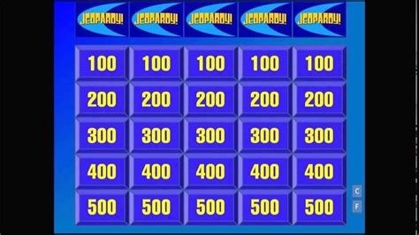 Jeopardy Powerpoint Template With Sound - Douglasbaseball.com