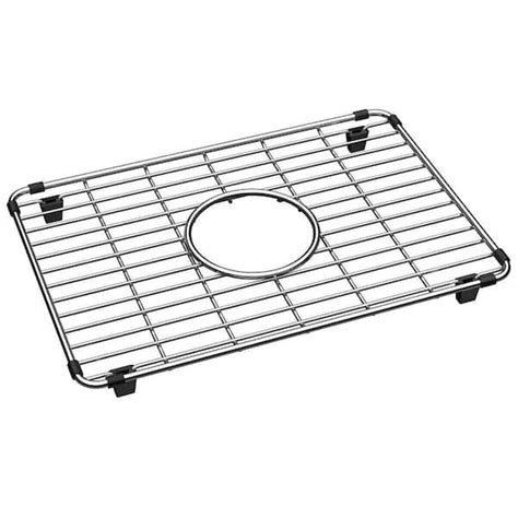 Elkay Crosstown 9.875 in. x 14.375 in. Bottom Grid for Kitchen Sink in Stainless Steel CTXBG1014 ...