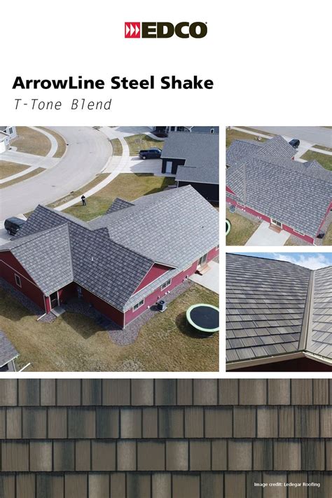 Steel Shake Roofing by EDCO | Roofing, Steel roof installation, Roof ...