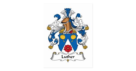 Luther Family Crest Postcard | Zazzle.com