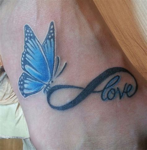 Butterfly/infinity symbol tattoo from Club Tattoo in Las Vegas ...