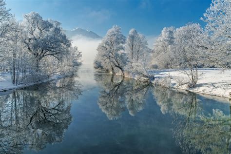 Bavarian Winter Landscape Germany. By Achim Thomae. [2048 x 1366] | 冬の風景, 景色, 景観