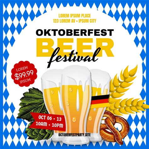 OKTOBERFEST BANNER Template | PosterMyWall