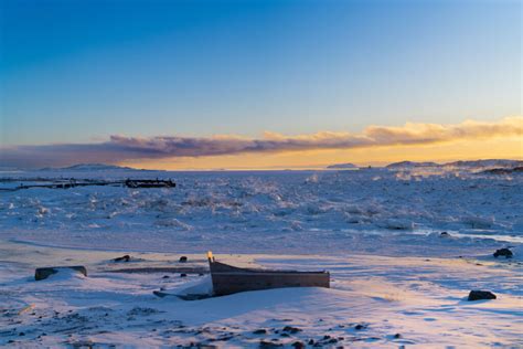 Icy accumulation in Iqaluit