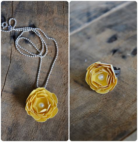 Rose Ring & Rose Necklace Tutorial - The Idea Room