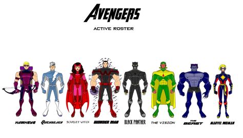 Avengers Members by Eye-of-Ra-X on DeviantArt