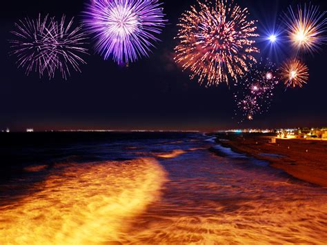 Light on the beach | Fireworks pictures, Fireworks, Summer inspiration