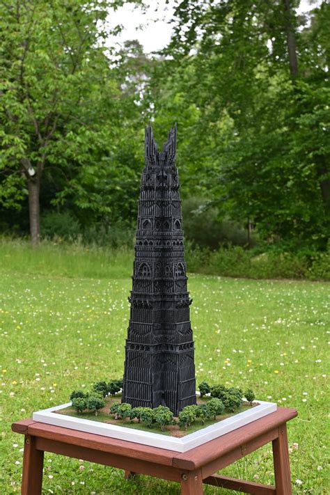 ArtStation - Orthanc - 3D printed tower of Isengard