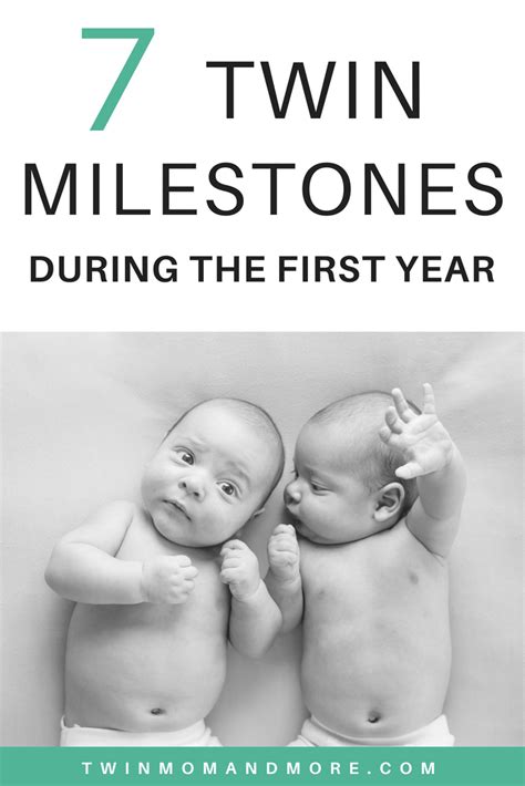 7 twin milestones to expect during the first year. #twinmilestones # ...