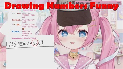 @chibidoki Drawing Numbers Funny #vtuber #clips