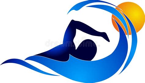 Swimming Logo Royalty Free Stock Photography - Image: 19206897