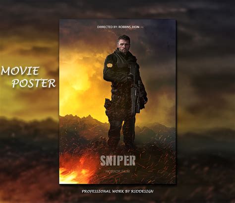 sniper movie poster design on Behance