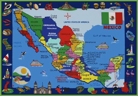 Printable Maps Of Mexico