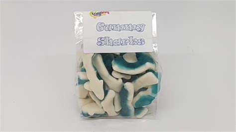 Coloured Gummy Sharks 200g – Lollybus