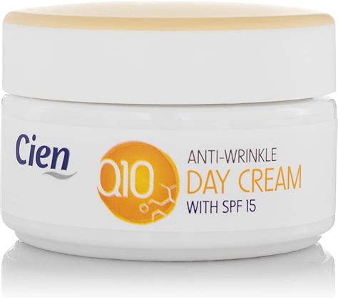 Cien Anti-Wrinkle Anti-Age Day Cream with Q10 and Vitamin E with UV ...