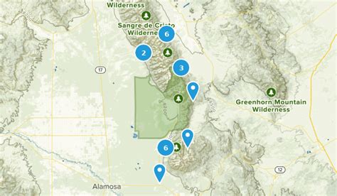 Sangre De Cristo Mountains Map - Maping Resources