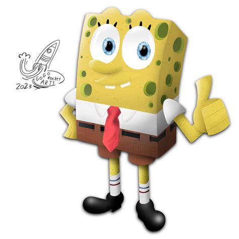 .:3D SpongeBob:. by GoGoRocket on DeviantArt