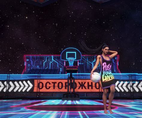 ArtStation - Futuristic Scifi Space Basketball court | Resources