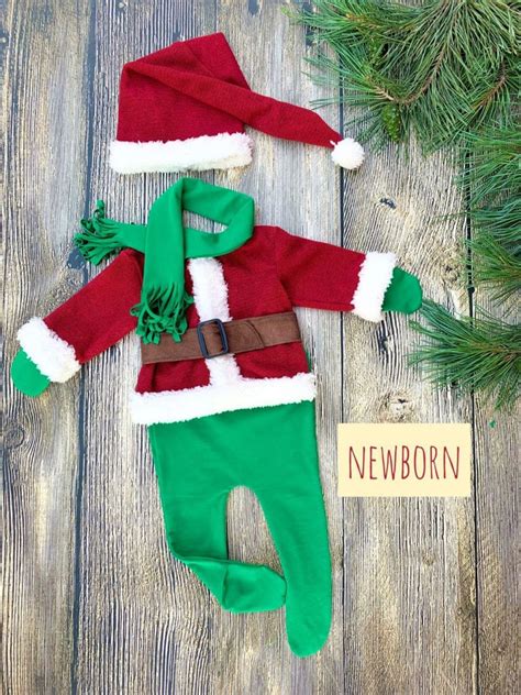 Newborn Christmas Outfits for Photo Shoots Outfit for Baby - Etsy