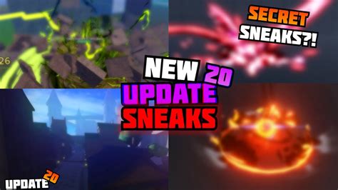 ( New Sneaks) All New Update 20 Sneak Peeks | Blox Fruits | Guide - YouTube