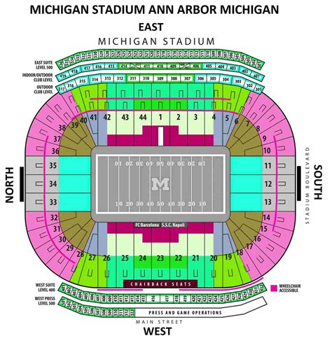 Michigan Stadium Seating Plan, Ticket Price, Booking, Parking Map