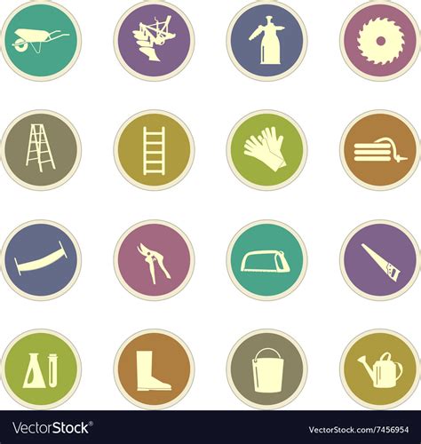 Gardening tools collection Royalty Free Vector Image