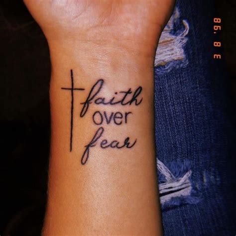 32 Best Faith Over Fear Tattoo Ideas - Read This First