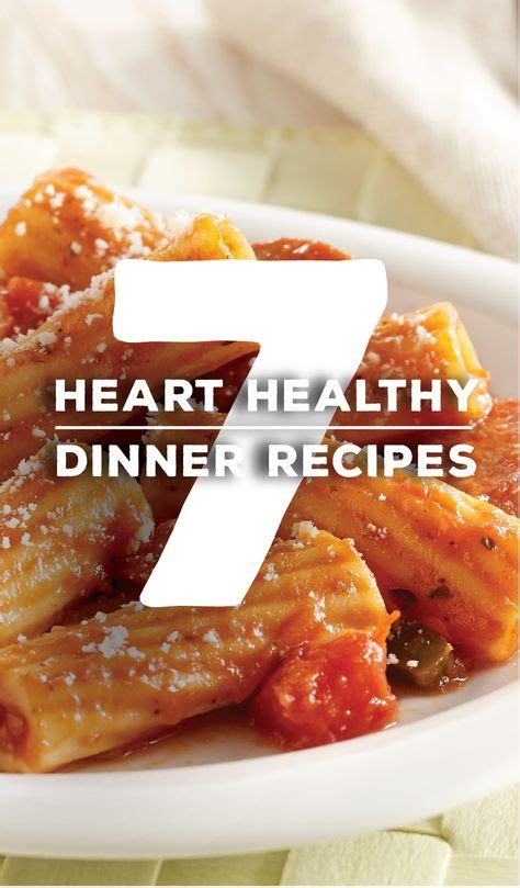 7 Heart Healthy Recipes, all 30 minutes or less, 7 ingredients or less, to kick-… | Heart ...