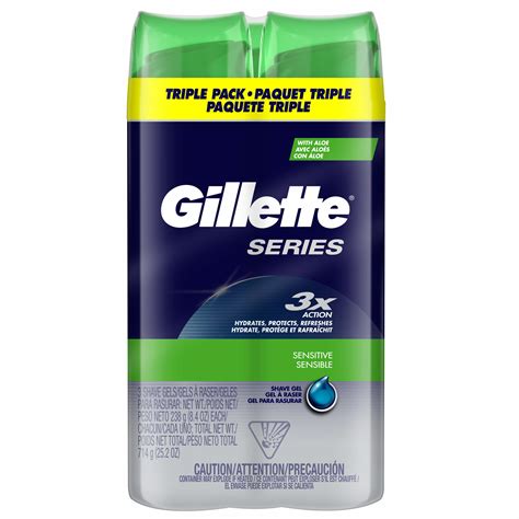 Gillette Shaving cream 3 pack