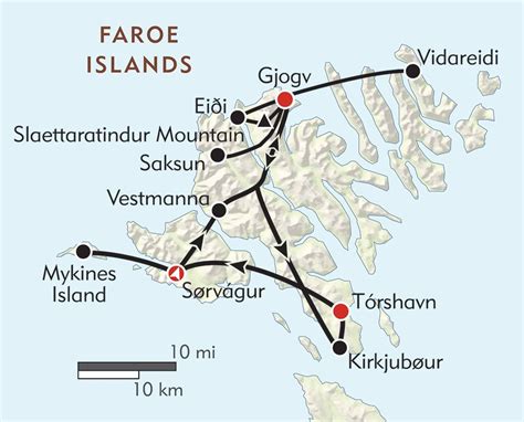 Faroe Islands Bus Map - Share Map