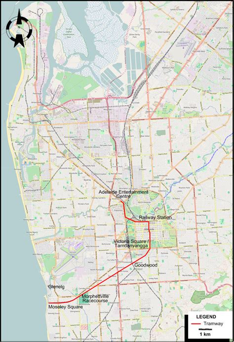 Adelaide Metro Map