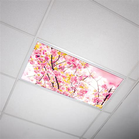 Flower Light Covers | Elegant Floral Fluorescent Panels