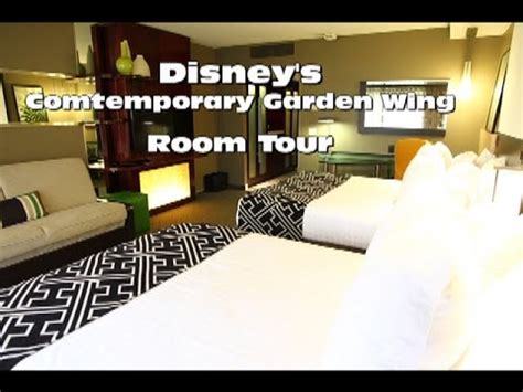 Disney Contemporary Resort Garden Wing Standard View | Fasci Garden