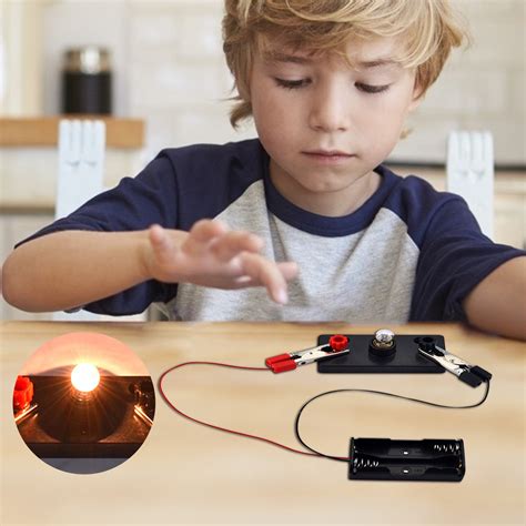 Sunward Electric Circuit Kit Kids Student School Science Light Bulbs Toy Educational DIY ...
